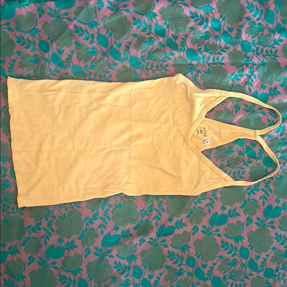 🌞Women's Butter Yellow Surfer Racerback Tank Top🌞 - Picture 2 of 2